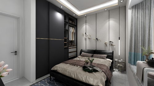 75平現(xiàn)代簡約二居裝修效果案例 簡約輕奢格調，優(yōu)雅生活實景賞析